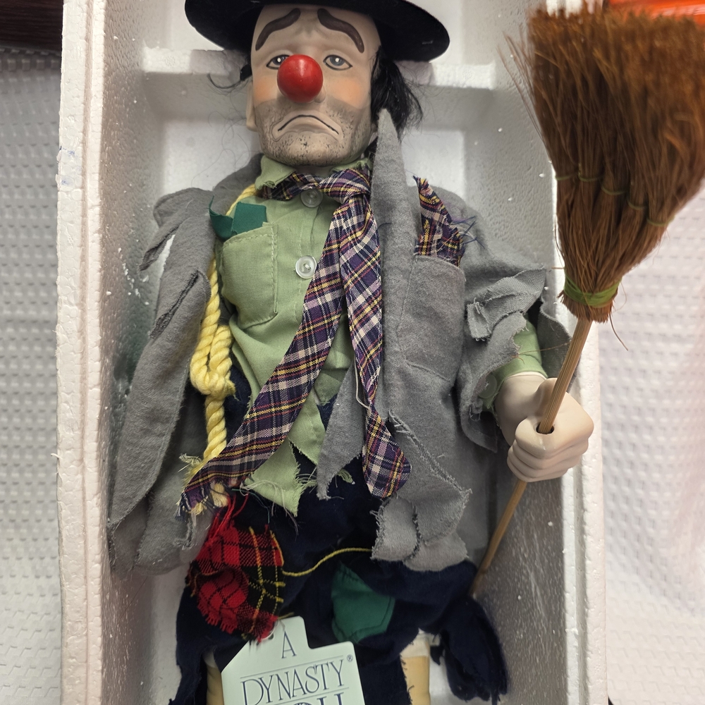 1986 Vintage Dynasty Doll Collection - Clyde The Hobo Clown - Picture 9 of 16